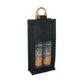 Bella Vita Jute 2 Bottle Olive Oil Bags Black OJ2BLACK